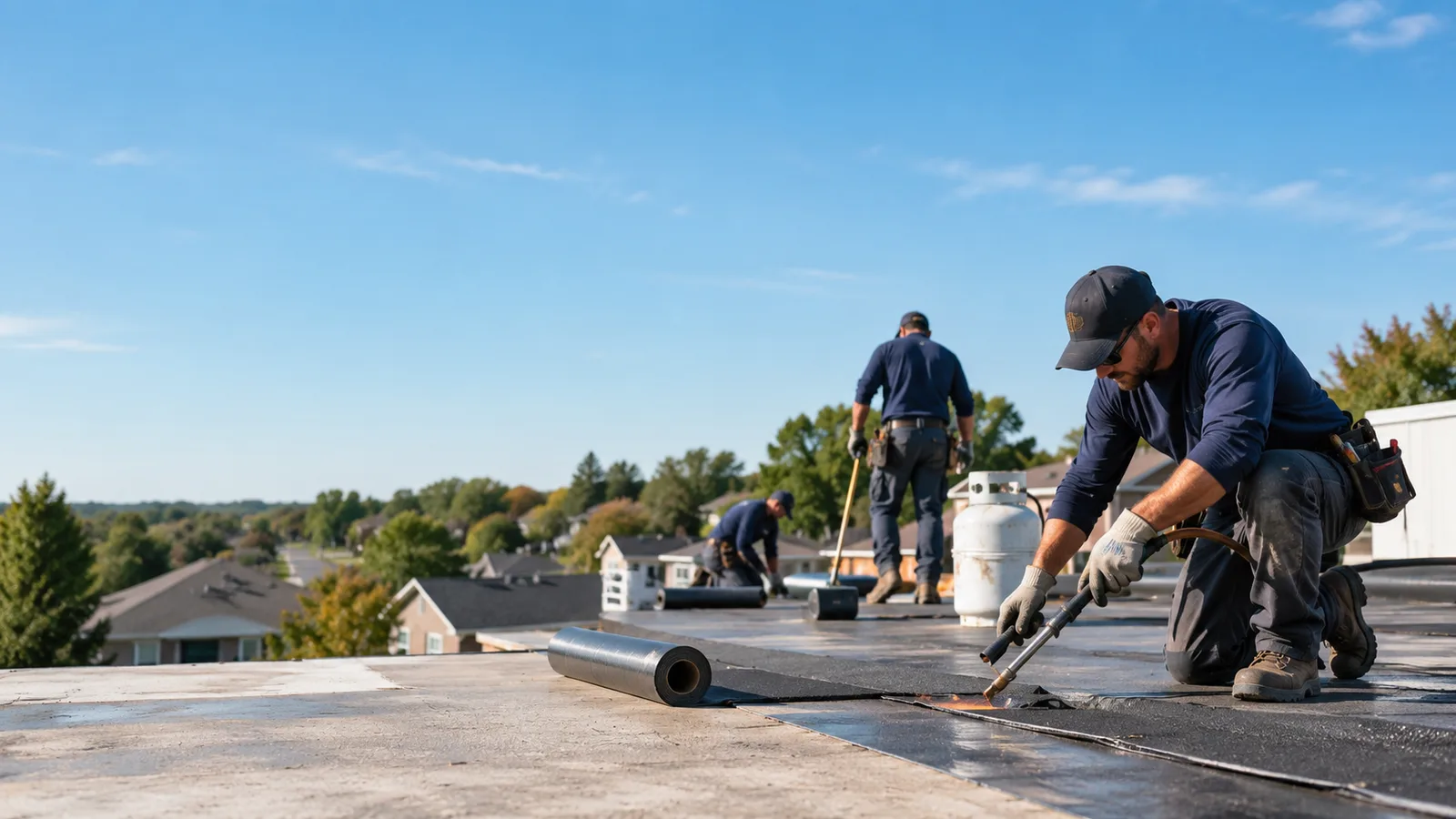 Flat Roof Leak Repair providers in Henning, IL